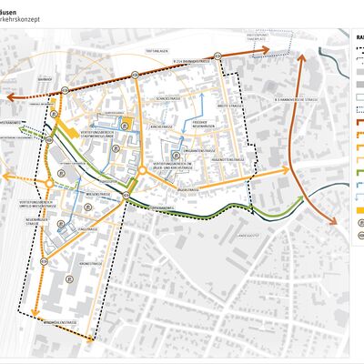 Rahmenplanentwurf Sanierungsgebiet Neuenhäusen: Mobilitätskonzept