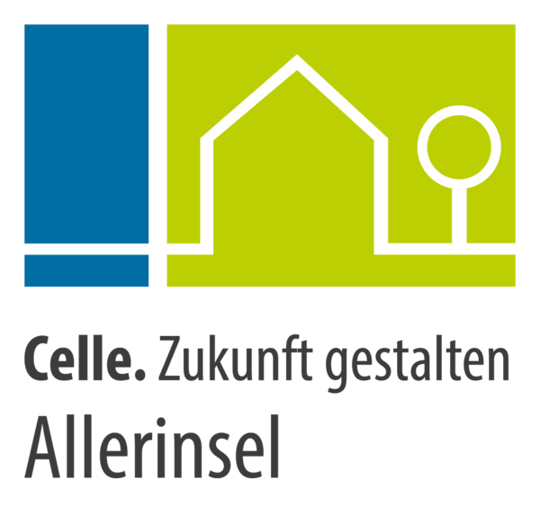 Logo Allerinsel mit Rand und Text